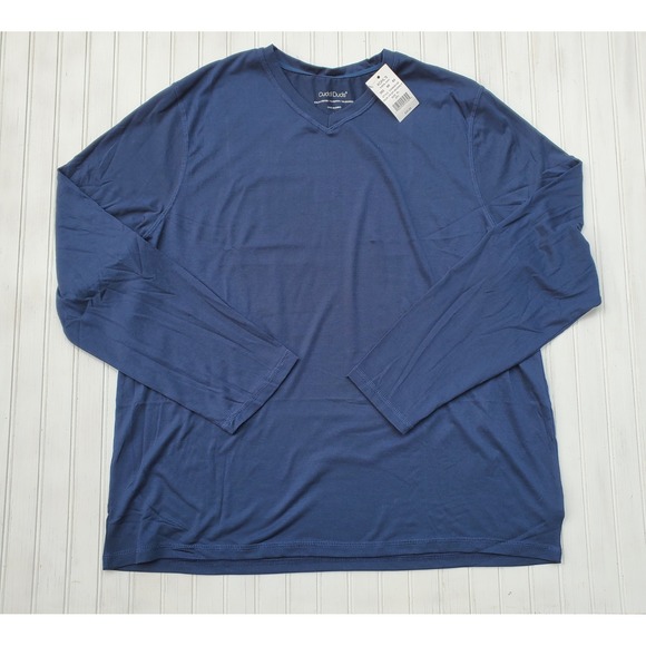 Cuddl Duds Other - Cuddl Duds Mens XL Navy Blue V-Neck Long Sleeve Base Layer Shirt NEW Outdoor